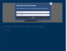 Tablet Screenshot of photobooths.com